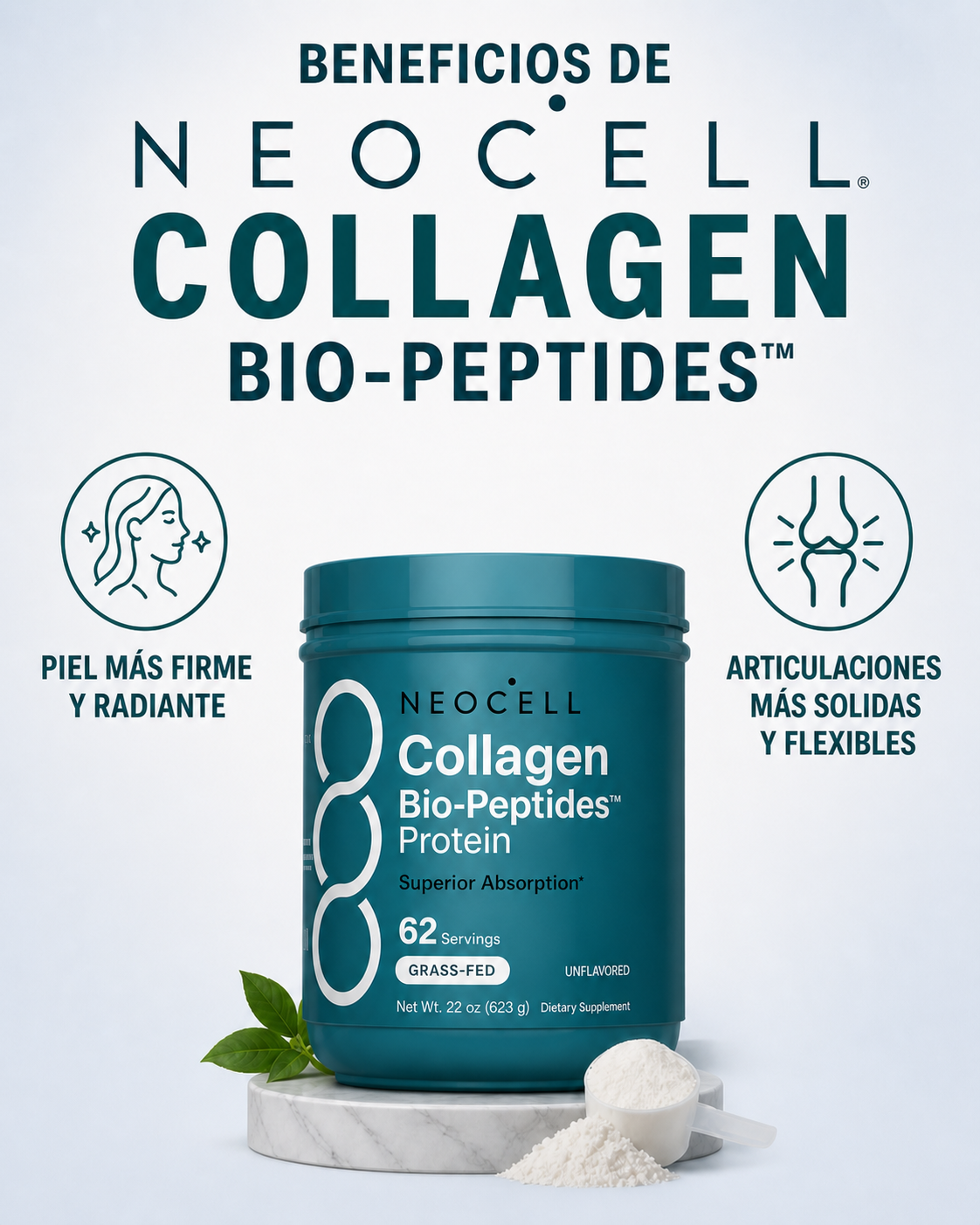 NEOCELL COLAGENO CON BIOPEPTIDOS 400gr